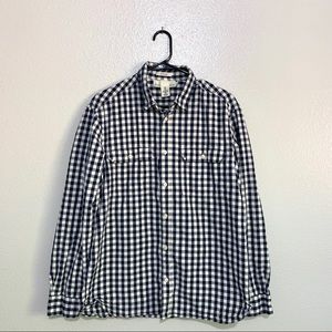 H&M Men’s button up shirt large navy